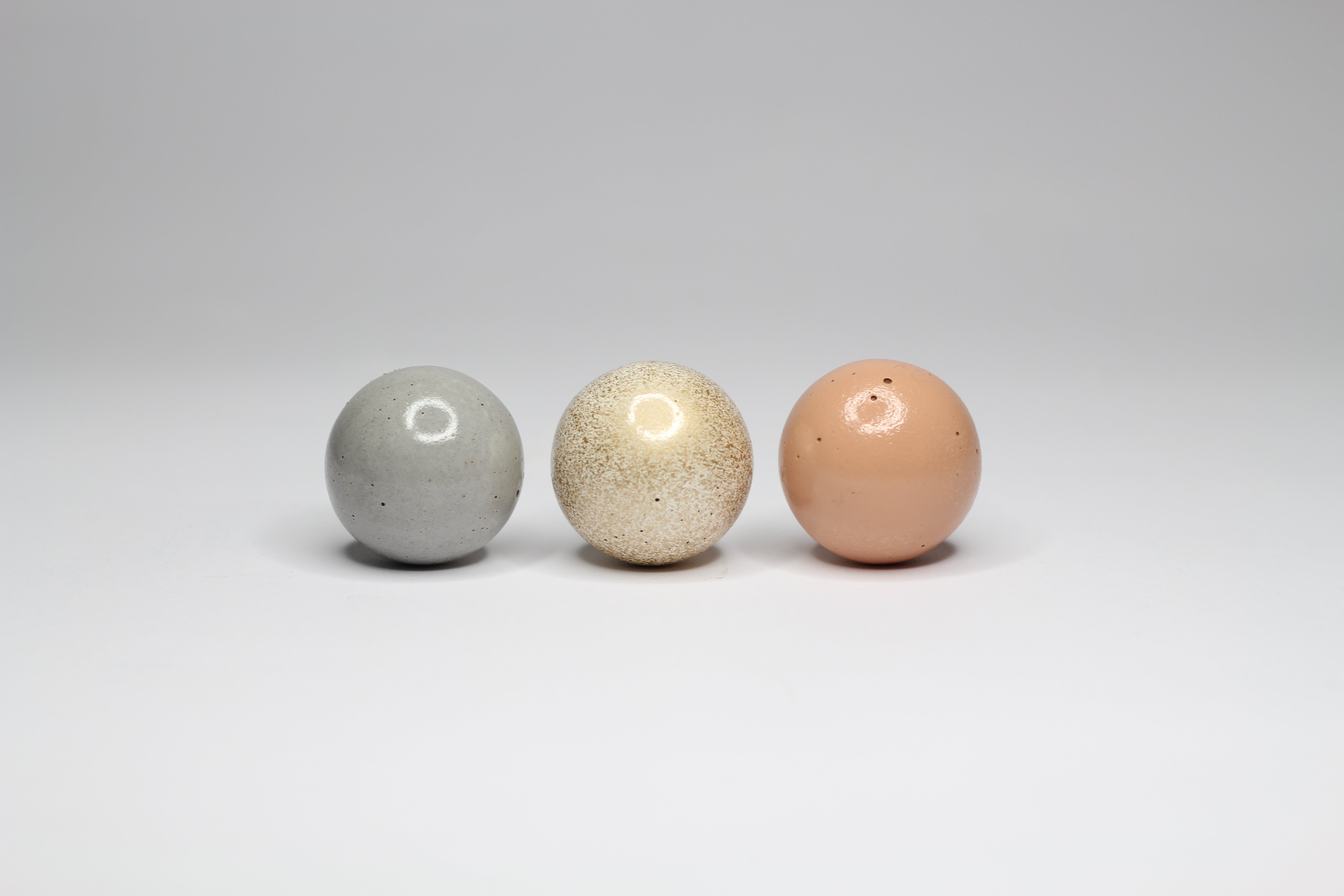 Concrete Round Sphere Cabinet Knob Natural in 4 sizes