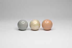 Concrete Round Sphere Cabinet Knob Natural in 4 sizes