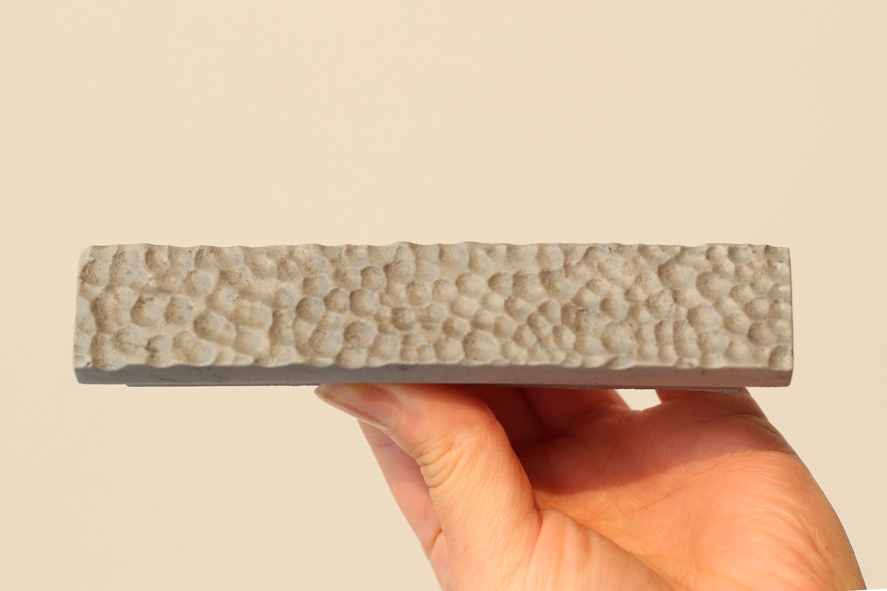 Hammered Effect Profile Cabinet Handle | XL Concrete Cabinet Handle