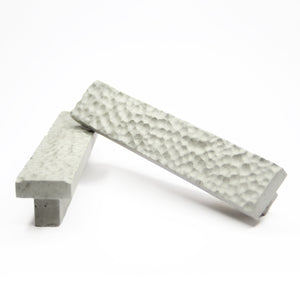 Hammered Effect Profile Cabinet Handle | XL Concrete Cabinet Handle