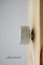 Concrete Round Cabinet Knob with Quail / Duck Egg pattern. Various colours. Wall Hook available