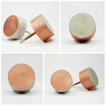 Concrete Round Cabinet Knob in Small 27mm with painted Front or Sides in variety of colours