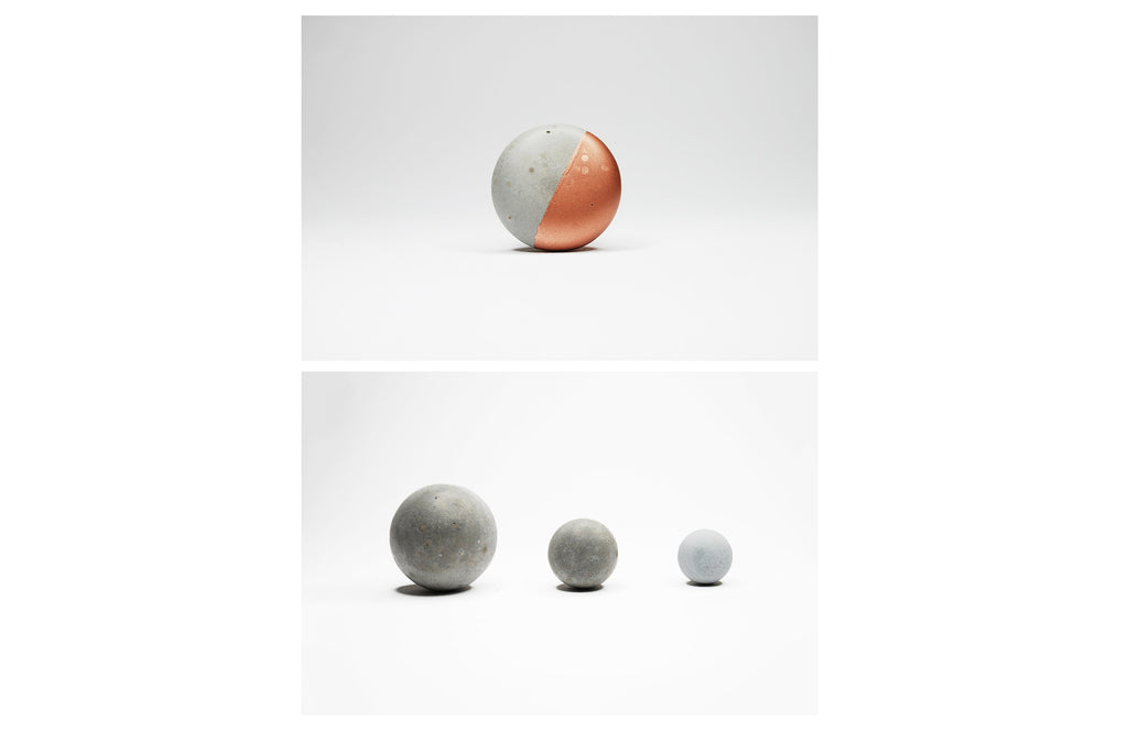 Concrete Round Sphere Cabinet Knob in 3 sizes & Various Colours or Natural Grey