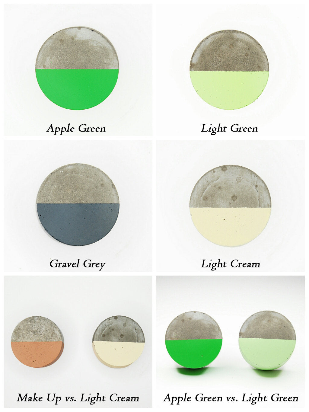 Concrete Round Wall Hook Natural Grey or a variety of colours