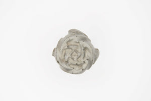 Wall Hook, Concrete, in the shape of a Flower / Rose. Natural Grey or a variety of colours